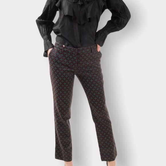 History Repeats, Jacquard Chino Trousers, Floral Pattern, Size IT 42/S - Picture 5 of 15